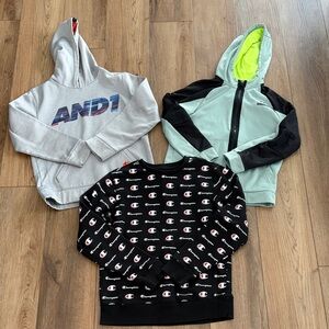 Boys sweatshirt hoodie set | size large 10/12